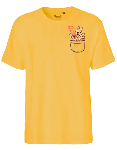 Bird in your Pocket - kweh, final, fantasy - Fairtrade T-Shirt