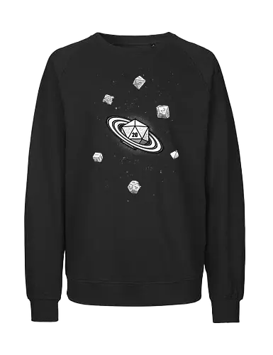 RPG - Dice Galaxy - Game, Roll, Star - Fairtrade Sweatshirt