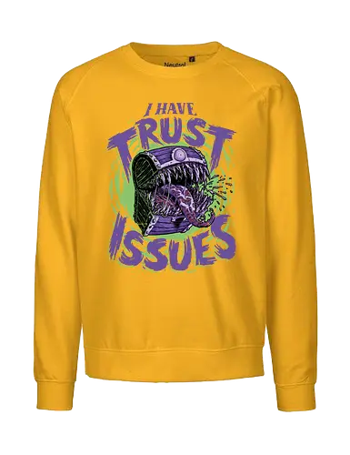 RPG - Trust Issues - Teeth, Chest, Fangs - Fairtrade Sweatshirt