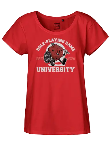 RGP - University - Role-playing, Dice, Game - Fairtrade Girl Shirt