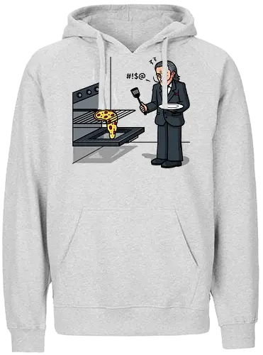 Melting Pizza - dali, pizza, melting, schmilzen, art - Fairtrade Hoodie