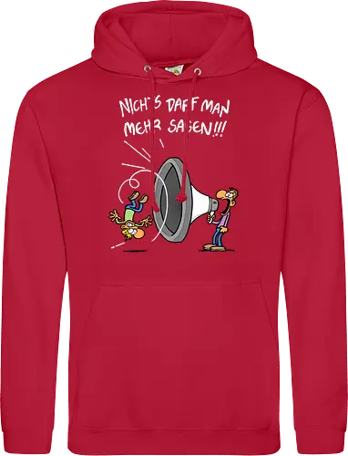 Nichts darf man mehr! - protest, nichts darf man - Standard Hoodie