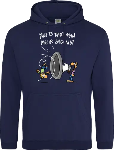 Nichts darf man mehr! - protest, nichts darf man - Standard Hoodie