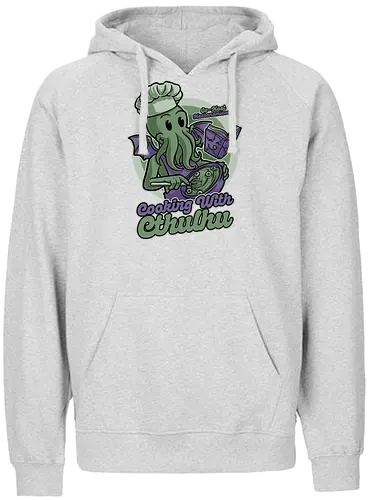 Cthulhu Cooking Show - Monster, Necronomicook, Lovecraft - Fairtrade Hoodie