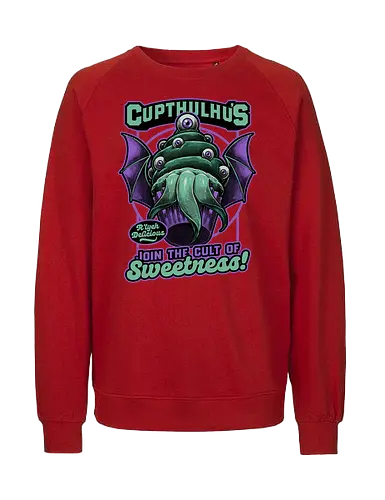 Cupcake Cthulhu - Monster, Lovecraft, Sweet, Delicious - Fairtrade Sweatshirt