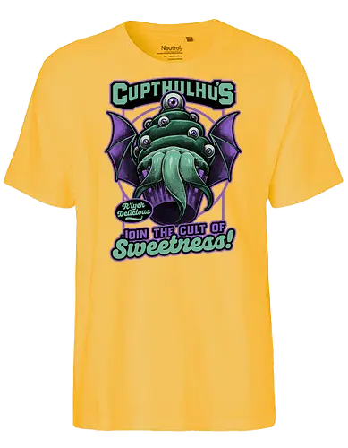 Cupcake Cthulhu - Monster, Lovecraft, Sweet, Delicious - Fairtrade T-Shirt