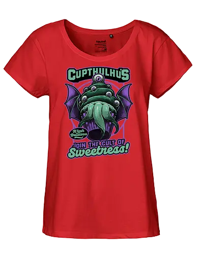 Cupcake Cthulhu - Monster, Lovecraft, Sweet, Delicious - Fairtrade Girl Shirt