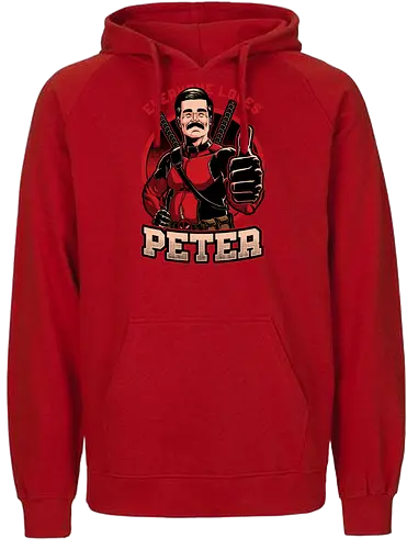 Peter Love Dead Hero - Pool, Coop, Fall - Fairtrade Hoodie
