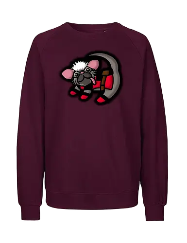 The Multiverse King - dog, comic, antihero, lion, löwe, mashup - Fairtrade Sweatshirt