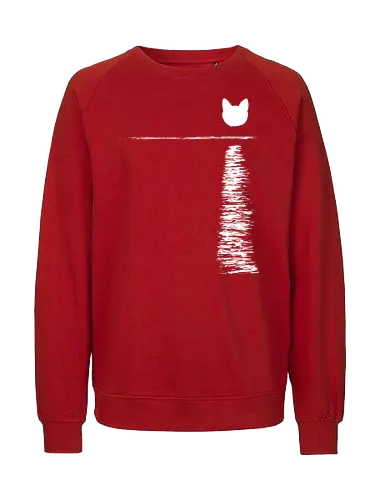Cat moon - cat, Katze, mond, Meer - Fairtrade Sweatshirt