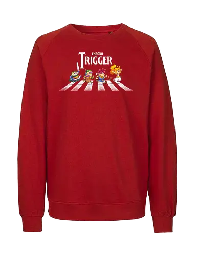 Chrono Road - chrono, trigger, abbey, road, mashup, gaming - Fairtrade Sweatshirt