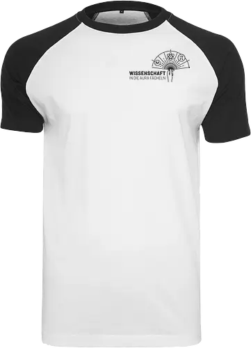 Wissenschaft in die Aura fächeln - minkorrekt, wissenschaft, aura - Raglan T-Shirt