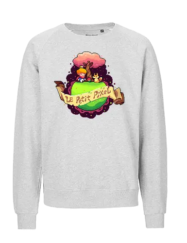 Le Petit Pixel - Prince, kleiner prinz, pixel, retro, pixelart - Fairtrade Sweatshirt