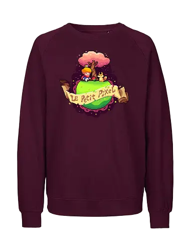 Le Petit Pixel - Prince, kleiner prinz, pixel, retro, pixelart - Fairtrade Sweatshirt
