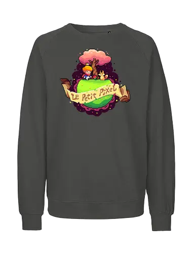Le Petit Pixel - Prince, kleiner prinz, pixel, retro, pixelart - Fairtrade Sweatshirt