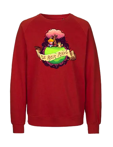 Le Petit Pixel - Prince, kleiner prinz, pixel, retro, pixelart - Fairtrade Sweatshirt