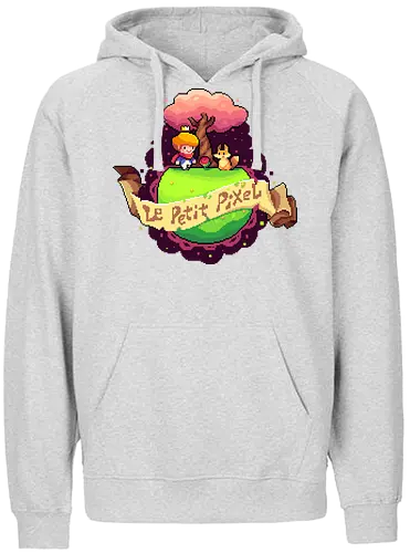 Le Petit Pixel - Prince, kleiner prinz, pixel, retro, pixelart - Fairtrade Hoodie