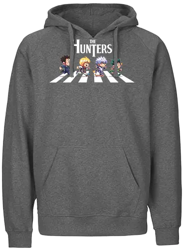 The Hunters - hunter, anime, manga, abbey, road - Fairtrade Hoodie