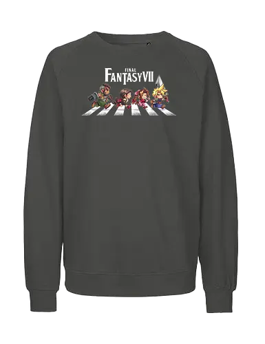 Fantasy Road - final, fantasy, vii, gaming, abbey, road - Fairtrade Sweatshirt