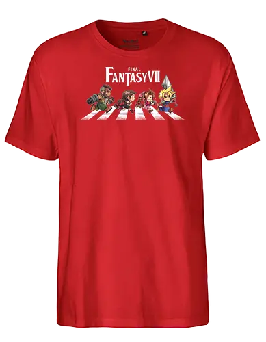 Fantasy Road - final, fantasy, vii, gaming, abbey, road - Fairtrade T-Shirt