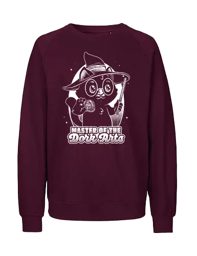 Black Cat Dark Magic - katze, cat, magie, magic, wizard - Fairtrade Sweatshirt