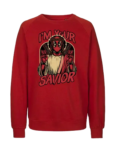Dead Savior Hero - antihero, comic, pool, savior, retter, dead - Fairtrade Sweatshirt