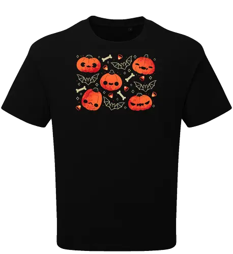 Cute Smiling Halloween Pumpkins