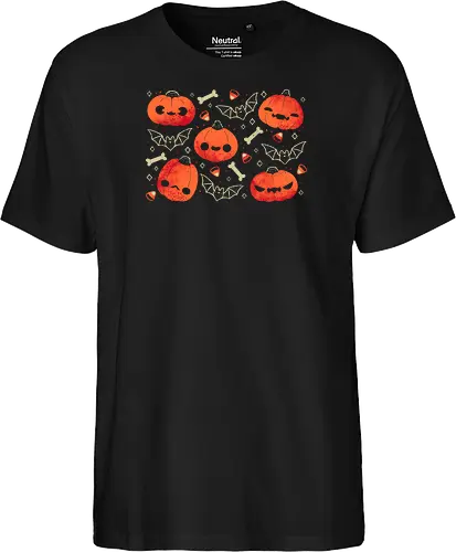 Cute Smiling Halloween Pumpkins