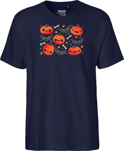 Cute Smiling Halloween Pumpkins