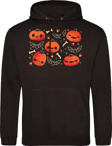 Cute Smiling Halloween Pumpkins