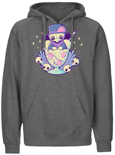 Cute Plague Doctor Ice Cream - plague, plague doctor, pestdoktor, eis, ice cream - Fairtrade Hoodie