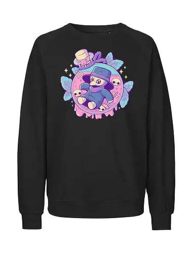 Cute Plague Doctor in Jar - plague doctor, plague, pestdoktor, potion, witchcraft - Fairtrade Sweatshirt