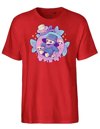 Cute Plague Doctor in Jar - plague doctor, plague, pestdoktor, potion, witchcraft - Fairtrade T-Shirt