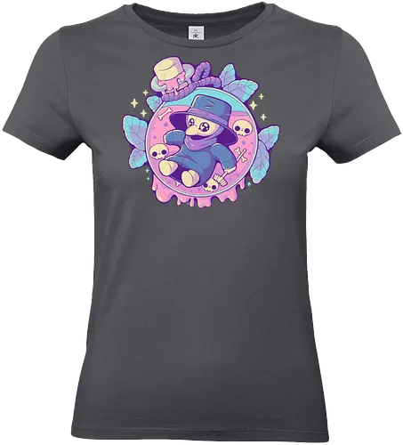 Cute Plague Doctor in Jar - plague doctor, plague, pestdoktor, potion, witchcraft - Standard T-Shirt (Women)