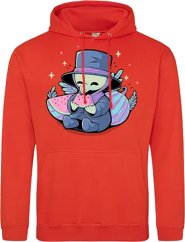 Cute Plague Doctor with Watermelon