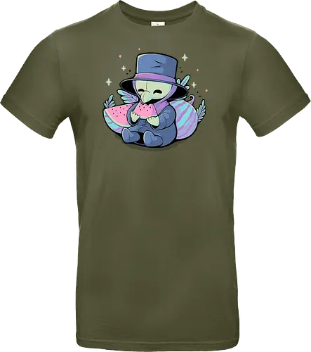 Cute Plague Doctor with Watermelon