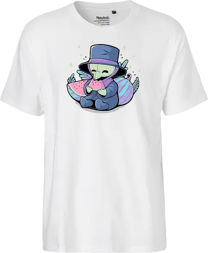 Cute Plague Doctor with Watermelon