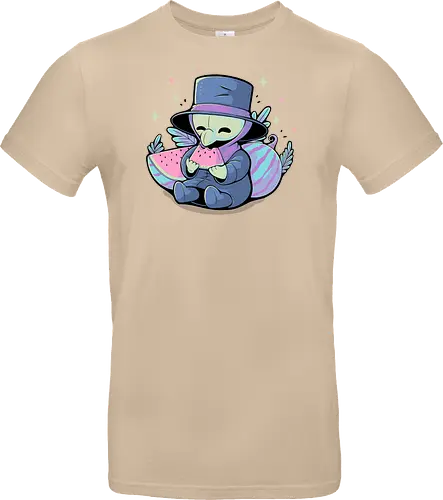 Cute Plague Doctor with Watermelon