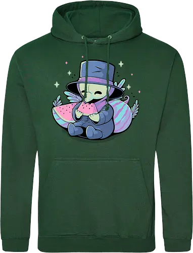 Cute Plague Doctor with Watermelon