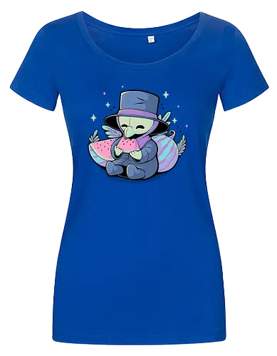 Cute Plague Doctor with Watermelon