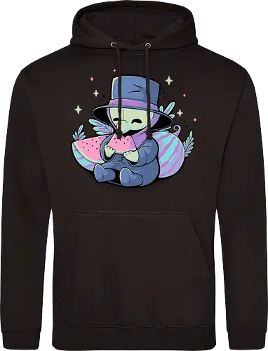 Cute Plague Doctor with Watermelon