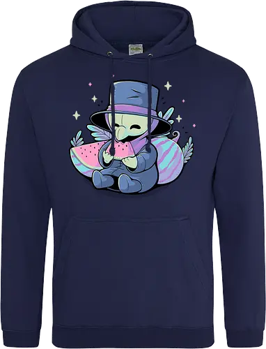 Cute Plague Doctor with Watermelon