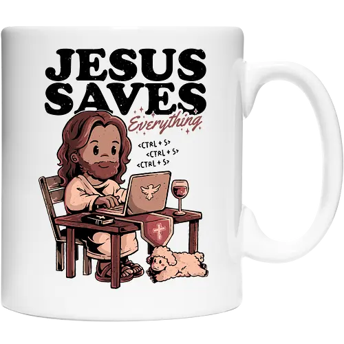 Jesus Saves Everything - dark