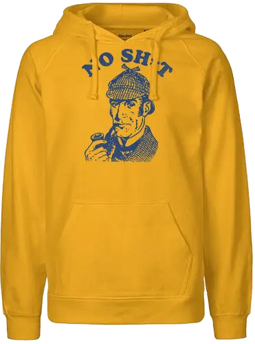 No Shit Sherlock - meme, sherlock, captain obvious, holmes - Fairtrade Hoodie