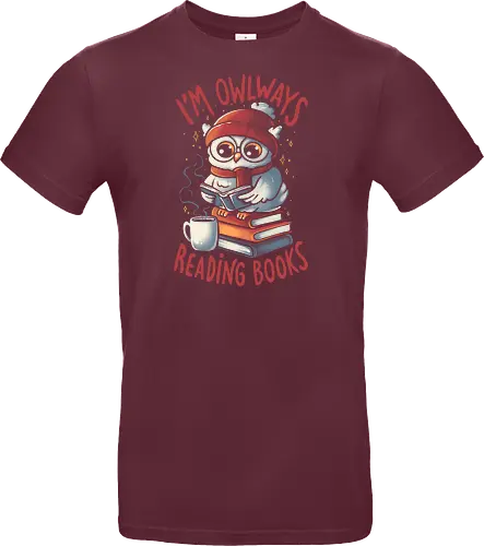 Owlways Reading Books - dark