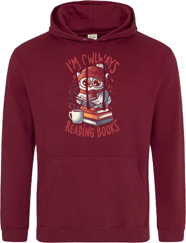 Owlways Reading Books - dark