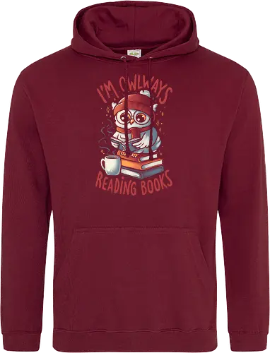 Owlways Reading Books - dark