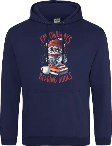 Owlways Reading Books - dark