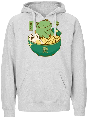 Ramen Frog - ramen, frosch, frog - Fairtrade Hoodie