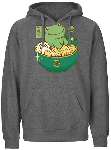 Ramen Frog - ramen, frosch, frog - Fairtrade Hoodie